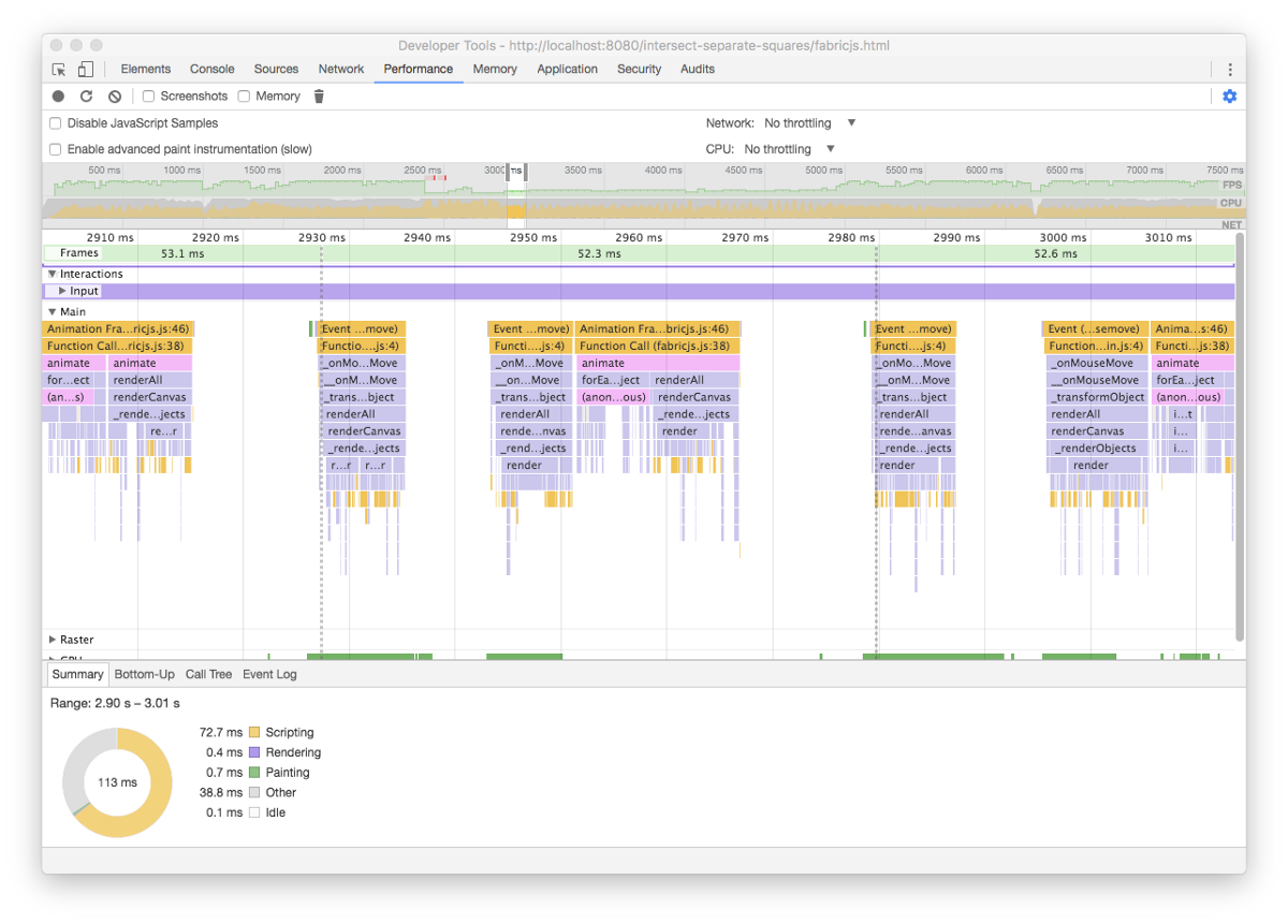 Screenshot of the profile before applying the hack